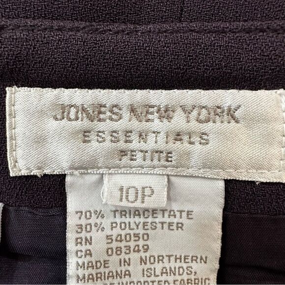 Jones New York Essentials Women's 10 Petite Pencil Skirt Eggplant Purple Career - Picture 4 of 7